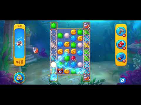 Fishdom level 11660 no boosters フィッシュダム ノーマル