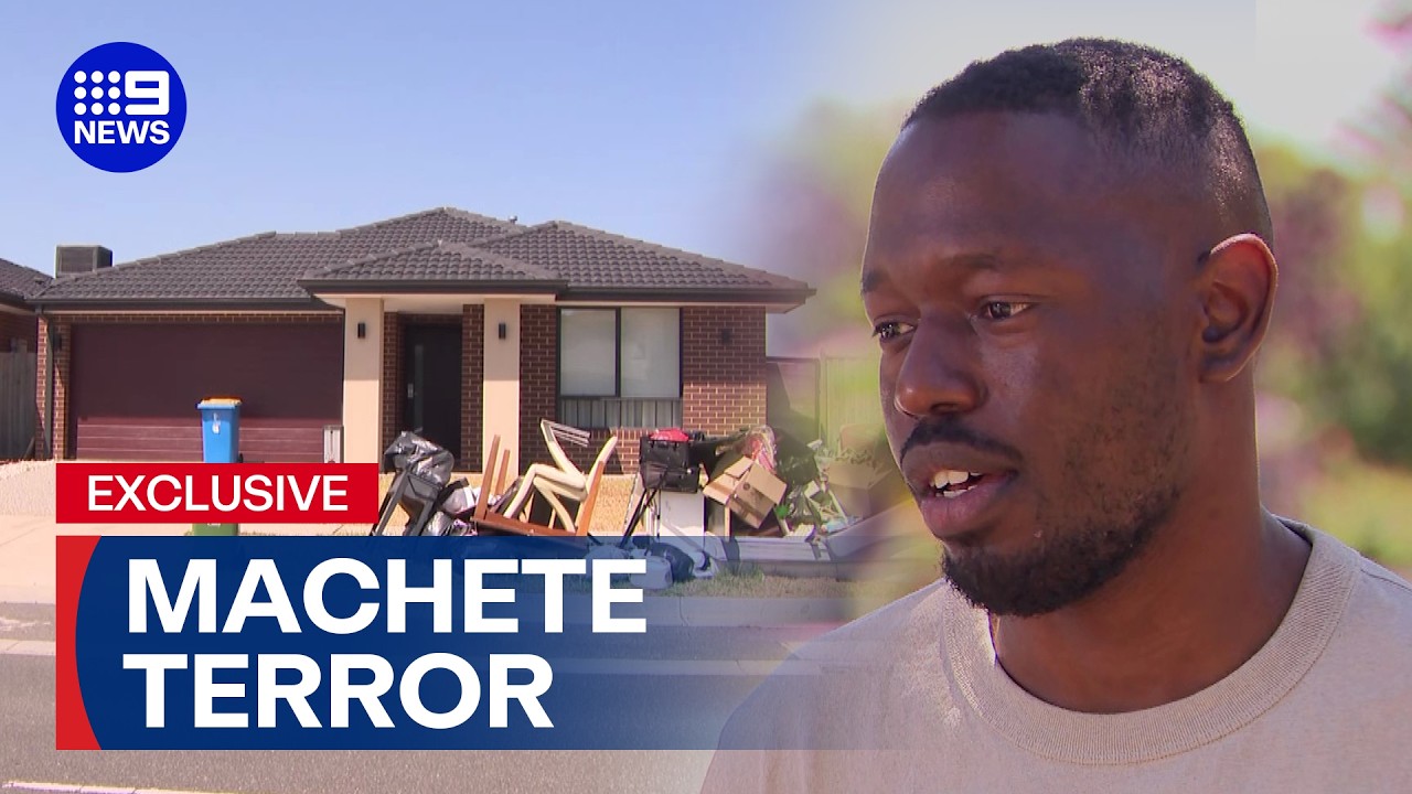 YouTuber recounts horror machete attack | 9 News Australia