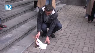 Արցախցիները այրում են Փաշինյանի նախընտրական ծրագիրը: Լրաբեր - 14.04.2025