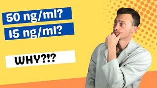 Cutoff levels for drug tests (50 ng/ml vs. 15 ng/ml)