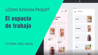 ¿Cómo funciona Penpot? Programa de diseño web. Tutorial Penpot: Espacio de trabajo