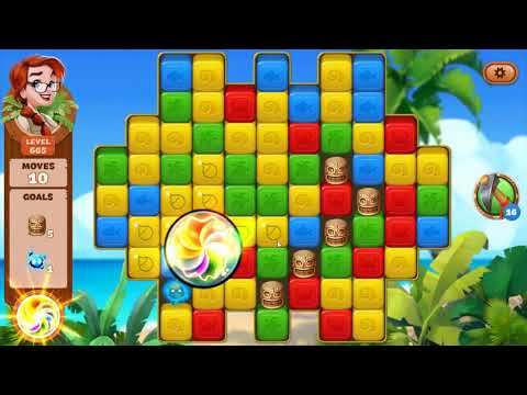 Lost Island Blast Adventure Level 665 - No Boosters