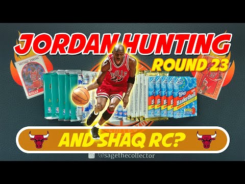 Michael Jordan Hunting: Round 23 - 90s Basketball Cards + GIVEAWAY! 🔥 + Shaq Rookie Hunting!