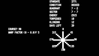 Star Trek (The Computer Game) for the Dick Smith System 80/Video Genie/PMC-80