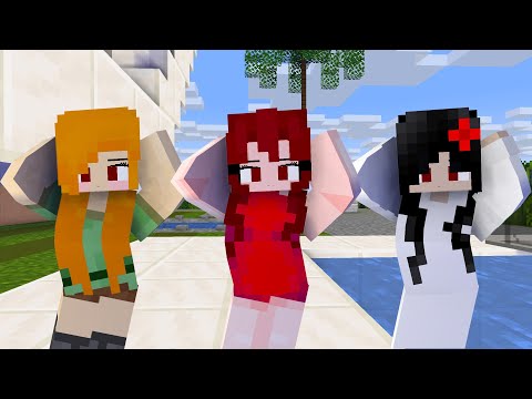 MONSTER SCHOOL : CHICKEN WING MEME FNF GIRLFRIEND, SADAKO, ALEX - MINECRAFT ANIMATION