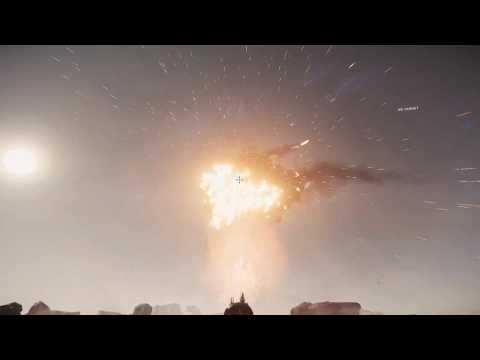 Destroying Mustang Beta with Tumbril Cyclone TR... boom!