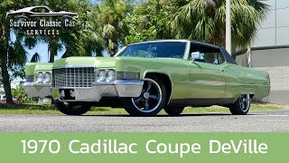 Video Thumbnail for 1970 Cadillac De Ville Coupe