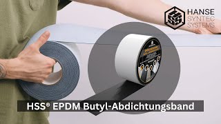 EPDM Butylband Abdichtungsband – Produkttrailer