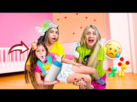 My little sister has become like a baby for me and the production team to take care of!