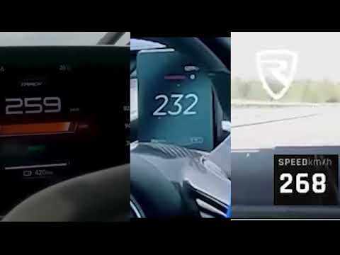 Lotus Evija VS Pininfarina Battista VS Rimac Nevera Acceleration Comparison