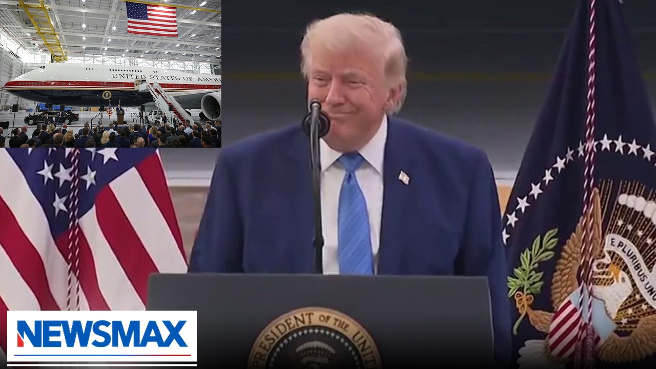 'There's never been a plane like this': TRUMP unveils new Air Force One