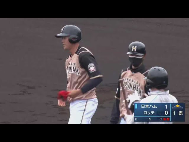 【ファーム】ファイターズ・高濱のしぶとい一打で先制に成功!! 2021/3/25 M-F(ファーム)