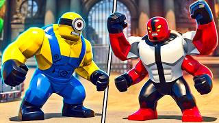 MINIONS vs BEN 10 QUATRO BRAÇOS no LEGO Marvel Super Heroes