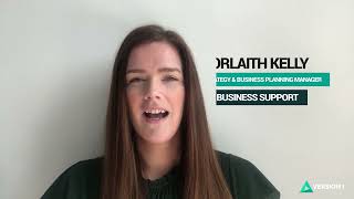 Orlaith Kelly, Strategy & Business Planning Manager discusses what it's like to work in Version 1 and shares some career highlights.