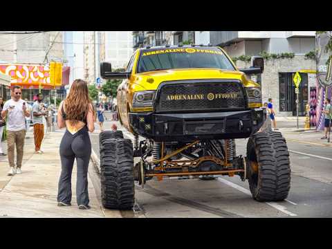 PICKING UP UBER RIDERS IN A MONSTER TRUCK!