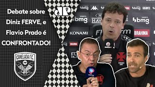 ‘O Diniz te falou isso? Então ele mentiu’: Flavio Prado é confrontado em debate
