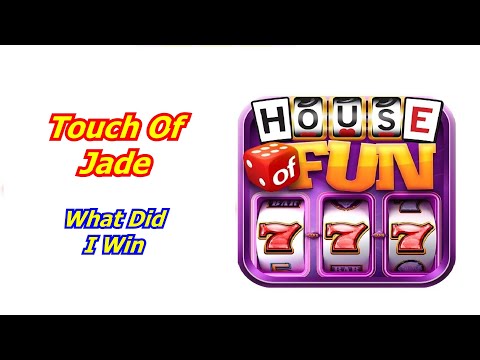 HOUSE OF FUN Casino Slots Game How To Play "Touch Of Jade" Cell Phone - YouTube