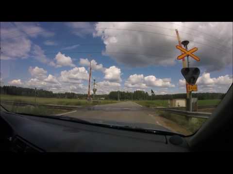 Driving in Kouvola City, Finland (Time Lapse)