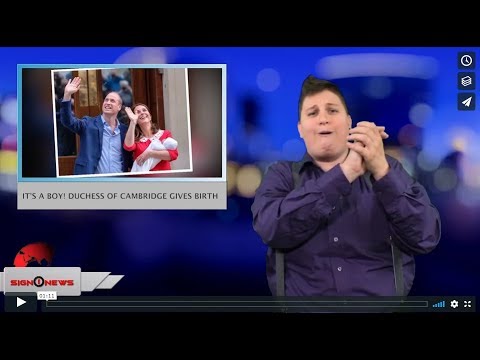 It's a boy! Duchess of Cambridge gives birth (ASL - 4.23.18)