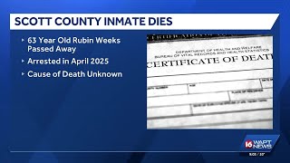 Inmate in Scott County dies; investigation underway