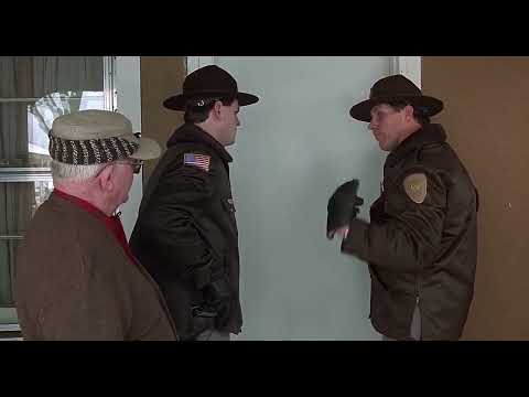 Frances McDormand in Fargo with William H Macy | Jerry is arrested