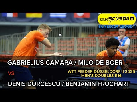 𝐆𝐚𝐛𝐫𝐢𝐞𝐥𝐢𝐮𝐬 𝐂𝐚𝐦𝐚𝐫𝐚 / 𝐌𝐢𝐥𝐨 𝐝𝐞 𝐁𝐨𝐞𝐫 - 𝐃𝐞𝐧𝐢𝐬 𝐃𝐨𝐫𝐜𝐞𝐬𝐜𝐮 / 𝐁𝐞𝐧𝐣𝐚𝐦𝐢𝐧 𝐅𝐫𝐮𝐜𝐡𝐚𝐫𝐭 | WTT Feeder Düsseldorf 2025
