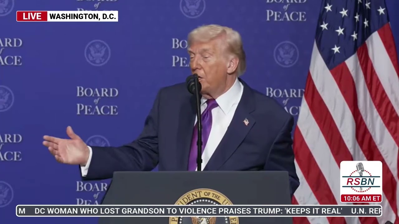 WATCH: Peace in the Middle East Discussed by President Trump - 02/19/26