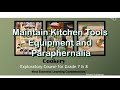 MELC COOKERY 7 LESSON 1 LO 2 Maintain kitchen tools, equipment and working area MELC COOKERY 7 LESSON 1 LO 2 Maintain kitchen tools, equipment and working area