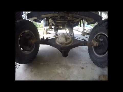 Removing the rear axle- pickup/4Runner (more of a blog ish vid than a how-to)