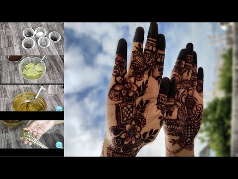 How to make organic Henna paste and the secret for...