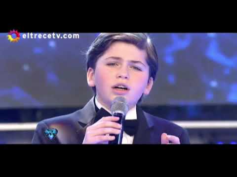 Martin (12 ans)   canta   "CARUSO"
