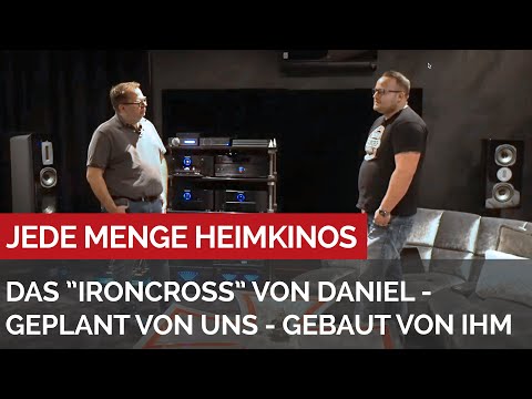 The IRONCROSS home theater from our customer Daniel – designed by us – built by him. #heimkinobau.de