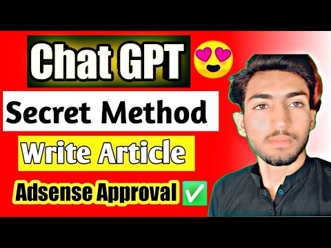 Chat GPT | Secret Method To Write Article Using Open AI