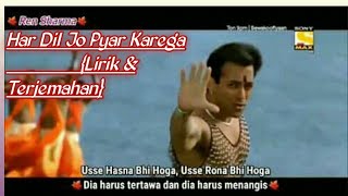 Download lagu Har Dil Jo Pyar Karega | Har Dil Jo Pyar Karega  {Lirik Terjemahan Indonesia} mp3
