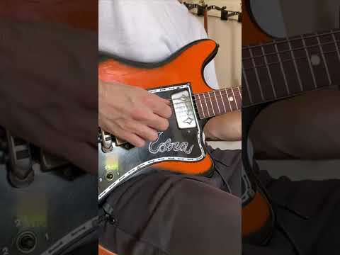Vintage 1960s Wandrè Cobra Electric Guitar - Made in Italy by Antonio Pioli, Rare Original with Screenprinted Pickguard + Video Demo image 14