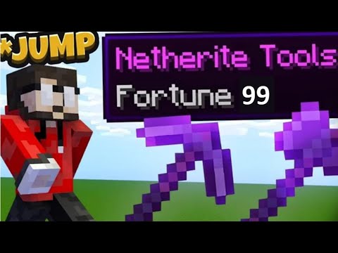 MINECRAFT BUT JUMPING GIVES YOU OP ITEMS | CUBESAGE