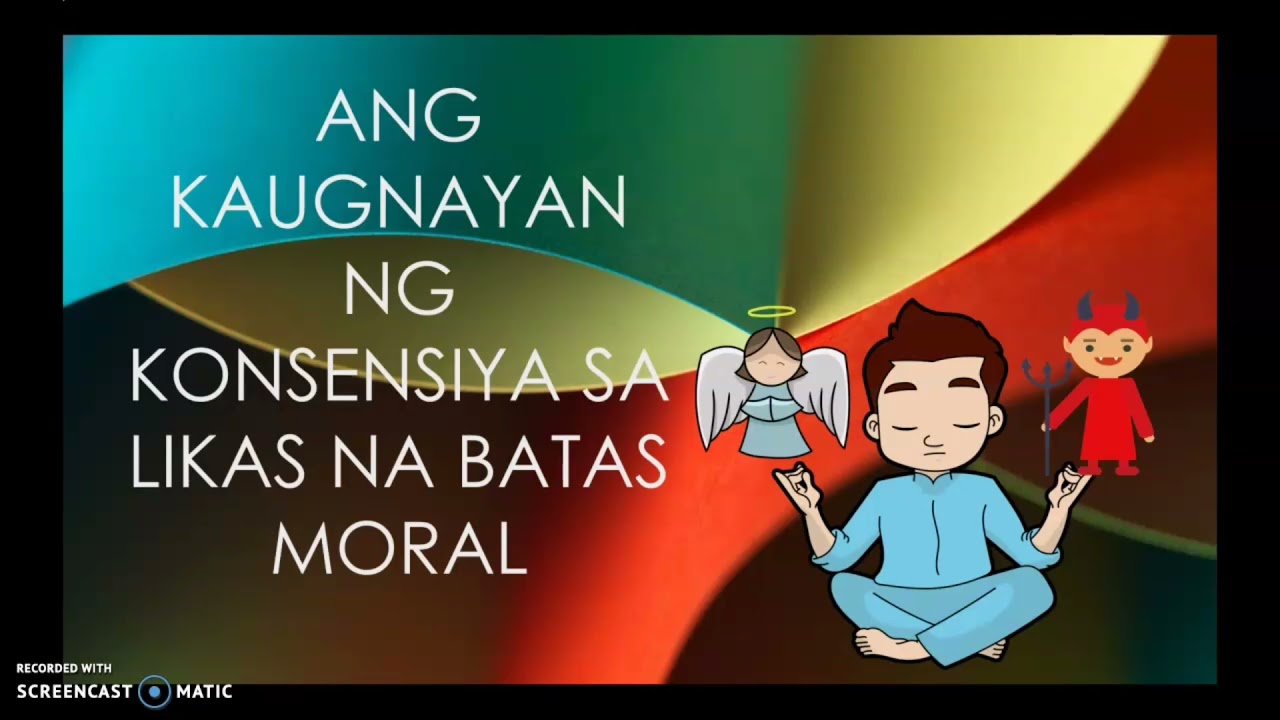 Ang Kaugnayan ng konsensya at likas na batas moral