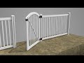 Traditional Yard and Pool Gate Assembly and Install