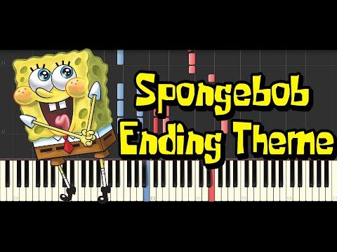 Spongebob Ending Theme (Synthesia Piano Cover)