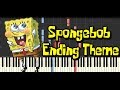Spongebob Ending Theme Synthesia Piano Cover