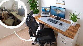 work from home office makeover