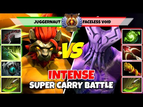 JUGGERNAUT (Carry) vs FACELESS VOID (Carry) - Epic Battle Of Immortal Rank Dota 2 Players - Z Dota 2