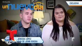 Los hijos de Jenni Rivera hablan sobre Mariposa de Barrio | Un Nuevo Día | Telemundo
