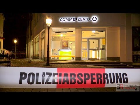 [GELDAUTOMATENSPRENGUNG IN RATINGEN] - Zwei Täter flüchteten mit Roller | Großfahndung der Polizei -