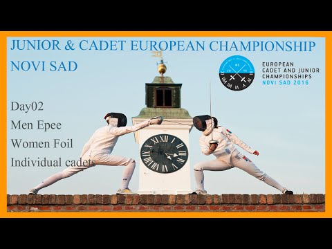 CADET EUROPEAN CHAMPIONSHIP - Men Epee Women Foil -Finals