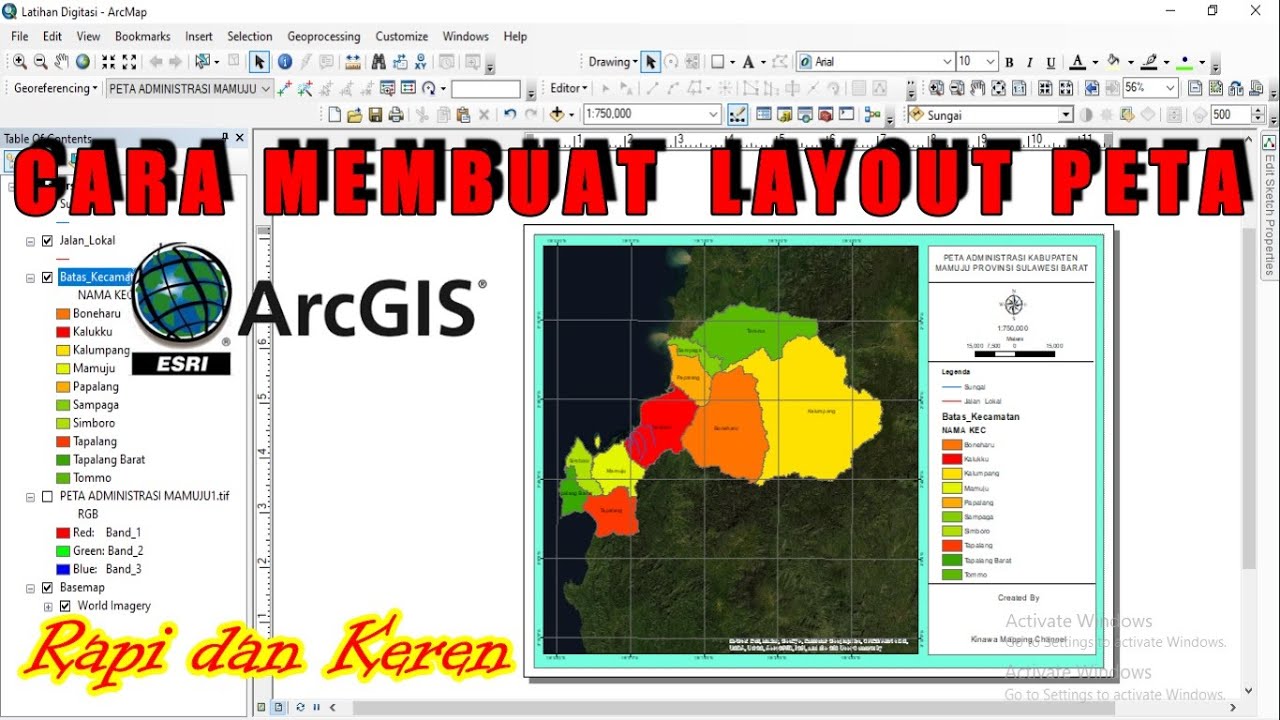 How to Create a Map Layout in ArcGIS | Layouting Maps in ArcMap