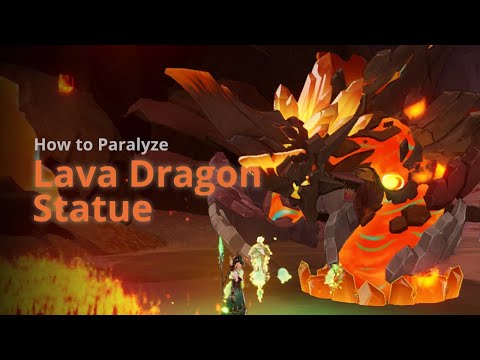 How to beat & paralyze Lava Dragon Statue (Varesa boss material)