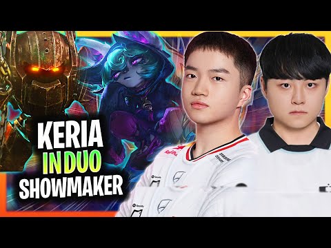 T1 KERIA In Duo DK SHOWMAKER IN SOLOQ! | T1 Keria Plays Nautilus Support vs DK Career Leona!