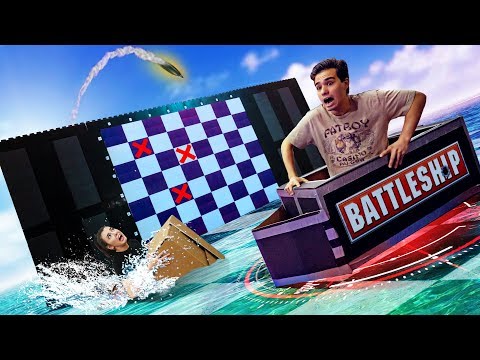 *GIANT* LEGO Battleship Challenge! Video