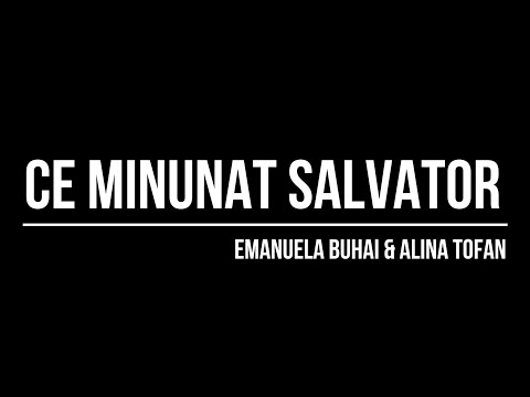 Ce Minunat Salvator